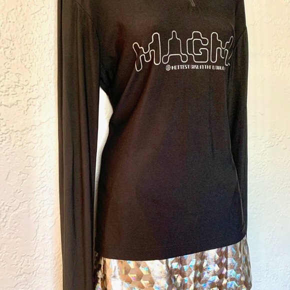 Vintage 90's Raver Shirt Magma Hottest Girl - Picture 4 of 12